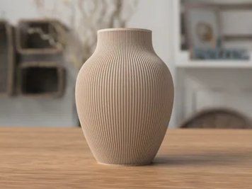 Ваза Декоративна для Сухоцвітів Рифлена. Aivory id_17140 фото