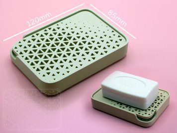 Geometric Soap Saver: Стильна Мильниця з Трикутним Візерунком та Піддоном. Aivory id_13152 фото