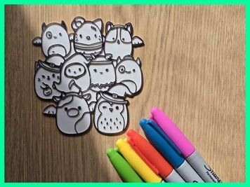 Набір для розмальовування &laquo;Squishmallows-Хелловін&raquo;: колекція 9 шт. Aivory id_17963 фото
