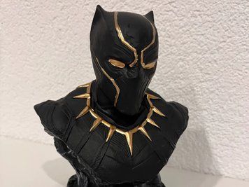 Бюст Чорна Пантера (Black Panther) Декоративний Колекційний. Aivory id_13774 фото