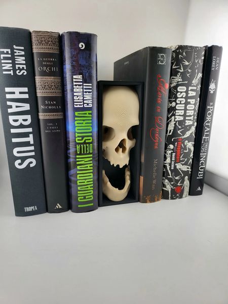 "Alas, Poor Yorick!": Атмосферний Череп-Декор для Книжкової Полиці (Book Nook) | Готичний Стиль | Зроблено в Україні. Aivory id_12988 фото
