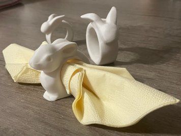 Серветкові кільця у вигляді зайчиків. Aivory id_11818 фото