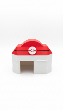 Будиночок-Укриття для Хом'яка в Стилі Покебол Pokeball 3D-Друк. Aivory id_17529 фото